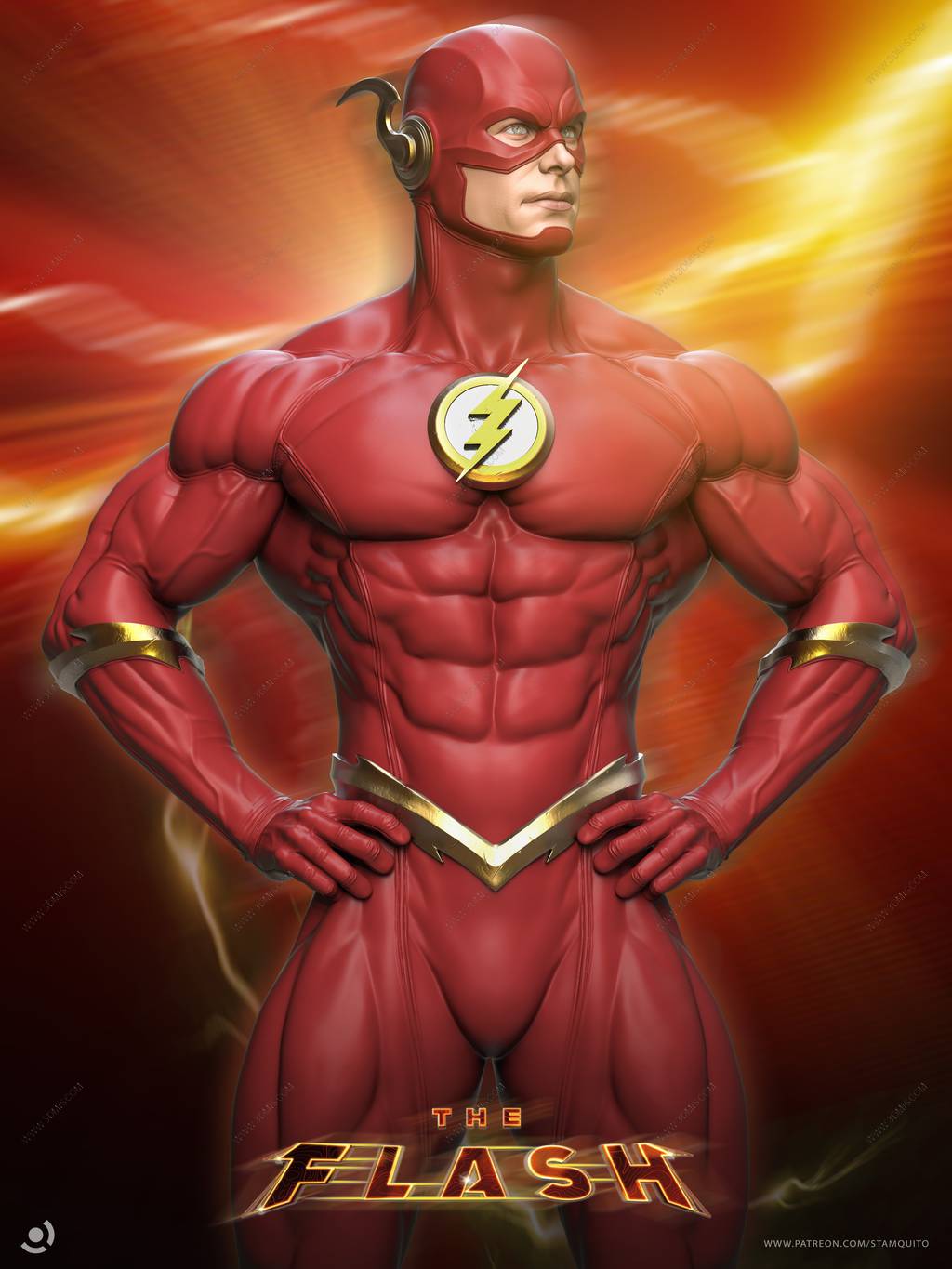 P站图纸印象馆 DC漫画 闪电侠 DC漫画 闪电侠