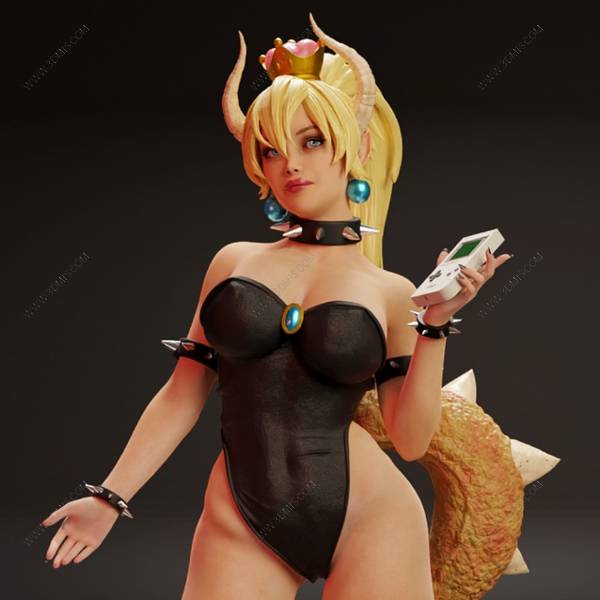 P站图纸印象馆 超级马里奥 库巴公主 超级马里奥 库巴公主