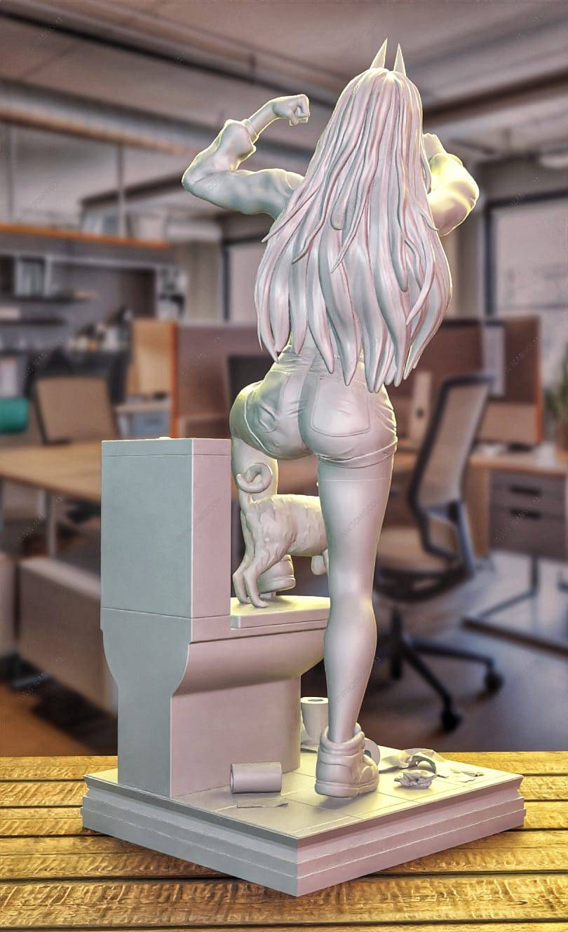 P站图纸印象馆 电锯人 帕瓦 电锯人 帕瓦