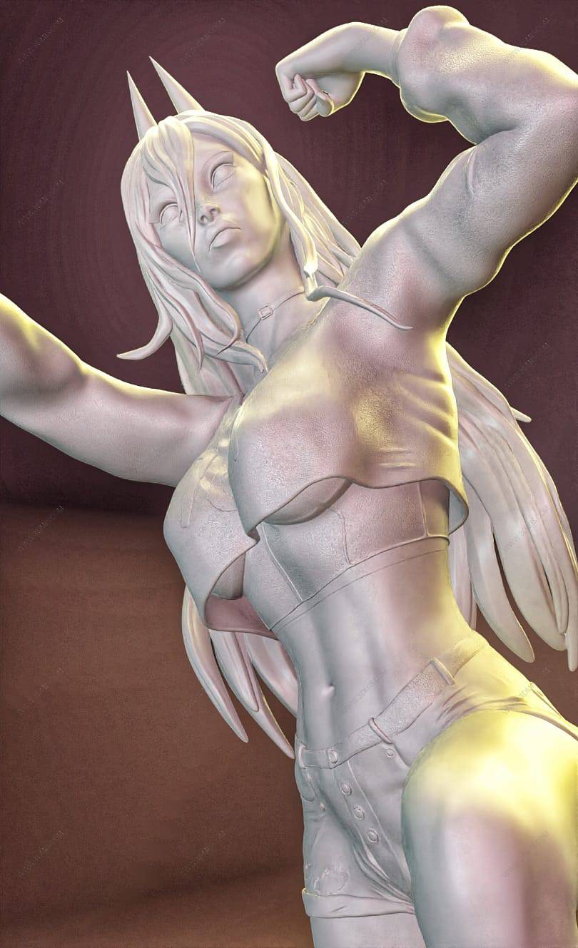 P站图纸印象馆 电锯人 帕瓦 电锯人 帕瓦