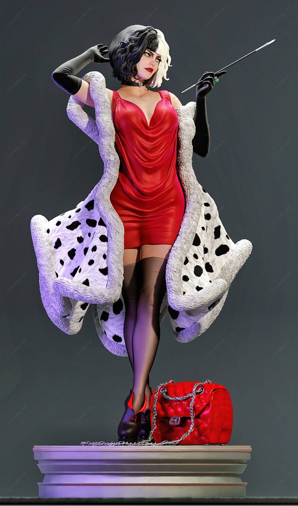 P站图纸印象馆 101斑点狗 库伊拉 101斑点狗 库伊拉