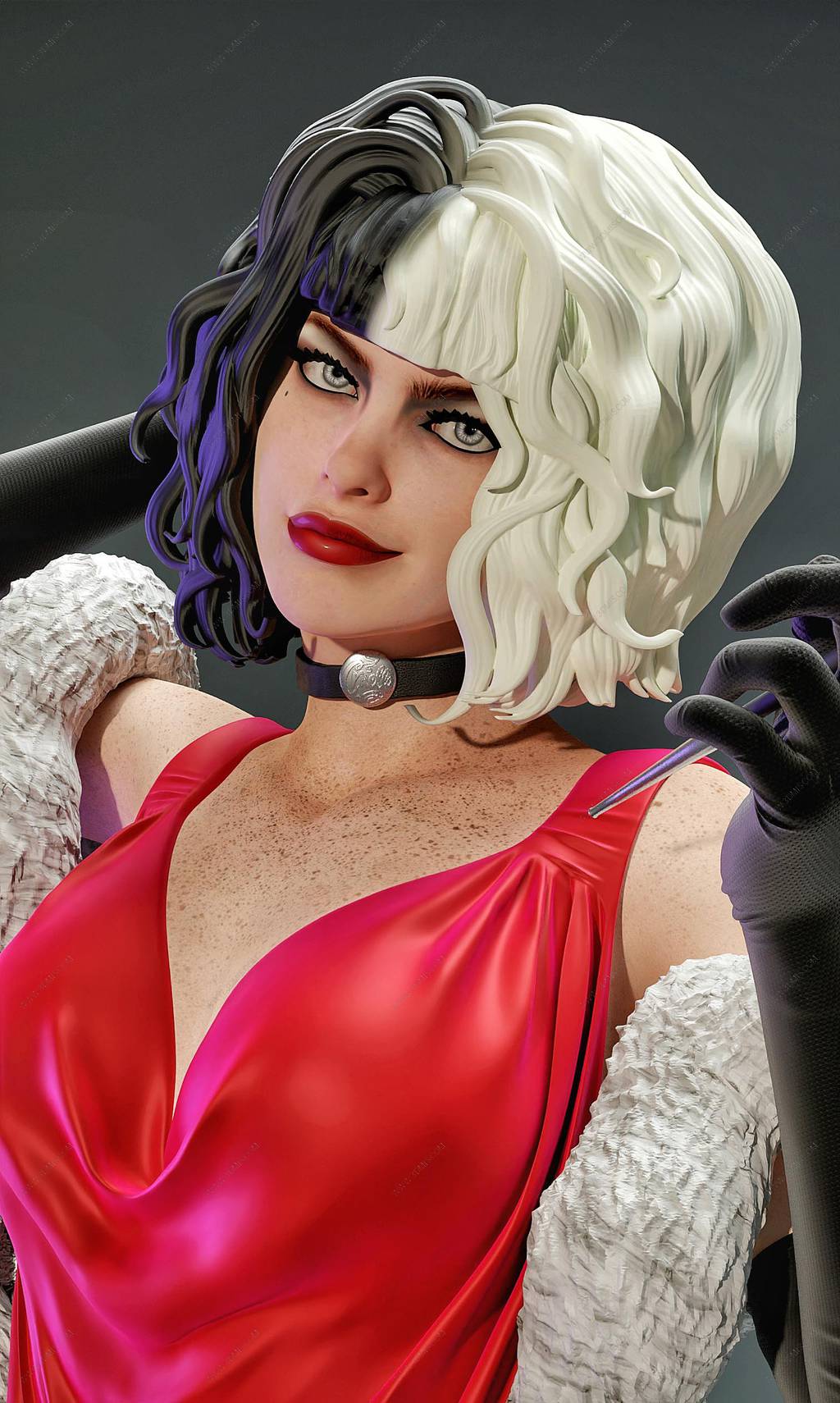 P站图纸印象馆 101斑点狗 库伊拉 101斑点狗 库伊拉