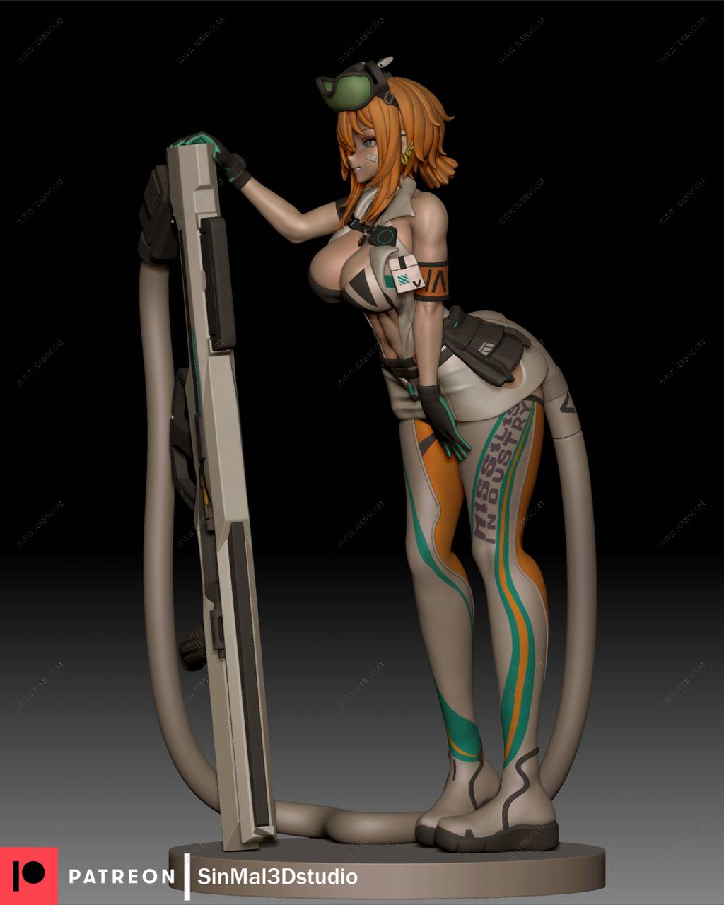 P站图纸印象馆 Sin3Dstudio 胜利女神:妮姬 麦斯威尔 Sin3Dstudio 胜利女神:妮姬 麦斯威尔