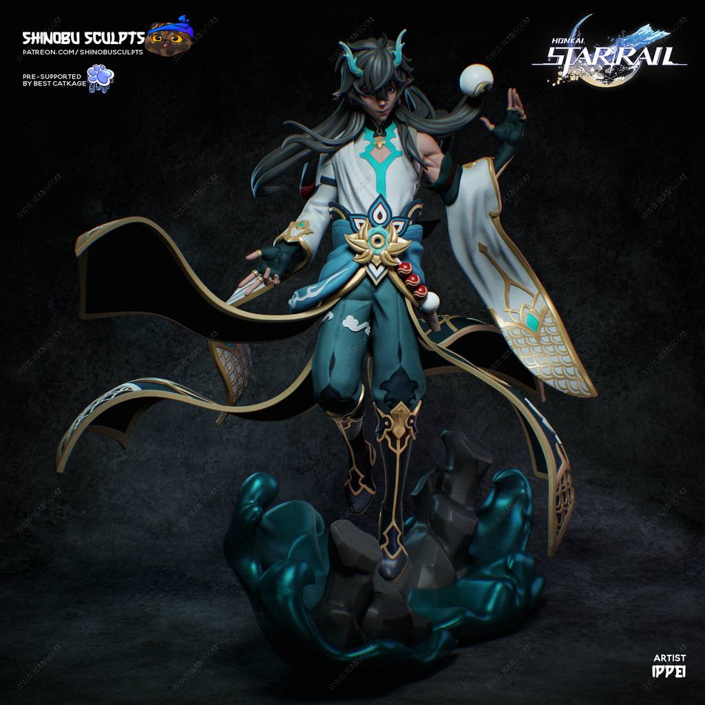 P站图纸印象馆 Shinobu Sculpts 崩坏:星穹铁道 丹恒•饮月 Shinobu Sculpts 崩坏:星穹铁道 丹恒•饮月