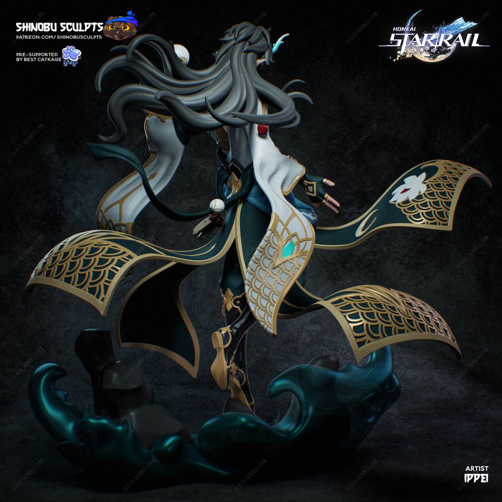 P站图纸印象馆 Shinobu Sculpts 崩坏:星穹铁道 丹恒•饮月 Shinobu Sculpts 崩坏:星穹铁道 丹恒•饮月