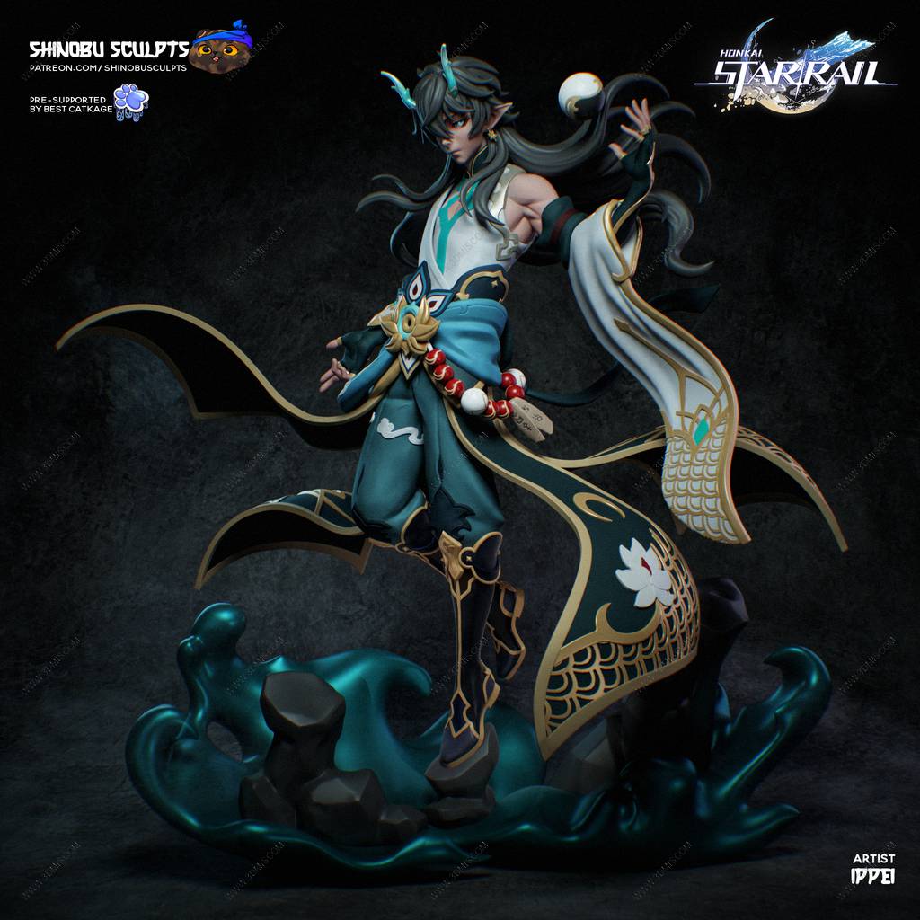 P站图纸印象馆 Shinobu Sculpts 崩坏:星穹铁道 丹恒•饮月 Shinobu Sculpts 崩坏:星穹铁道 丹恒•饮月