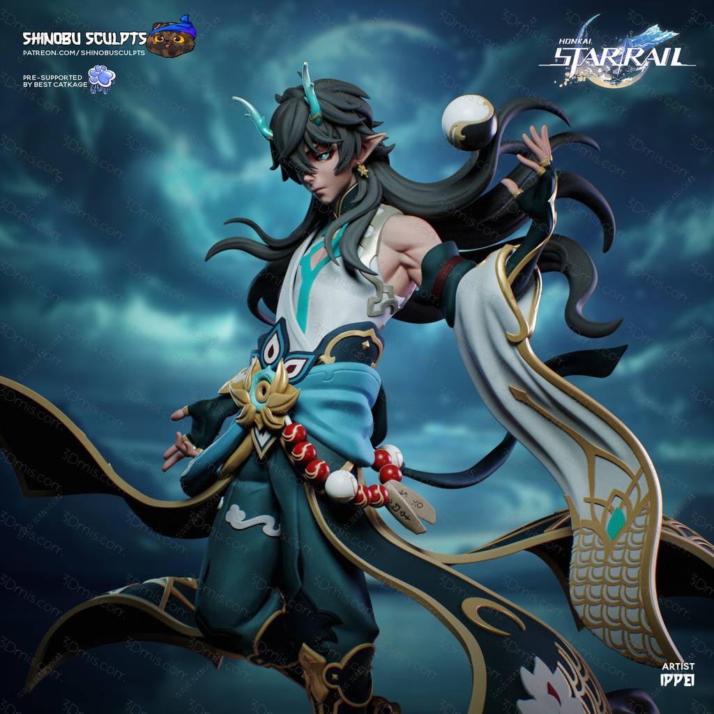 P站图纸印象馆 Shinobu Sculpts 崩坏:星穹铁道 丹恒•饮月 Shinobu Sculpts 崩坏:星穹铁道 丹恒•饮月