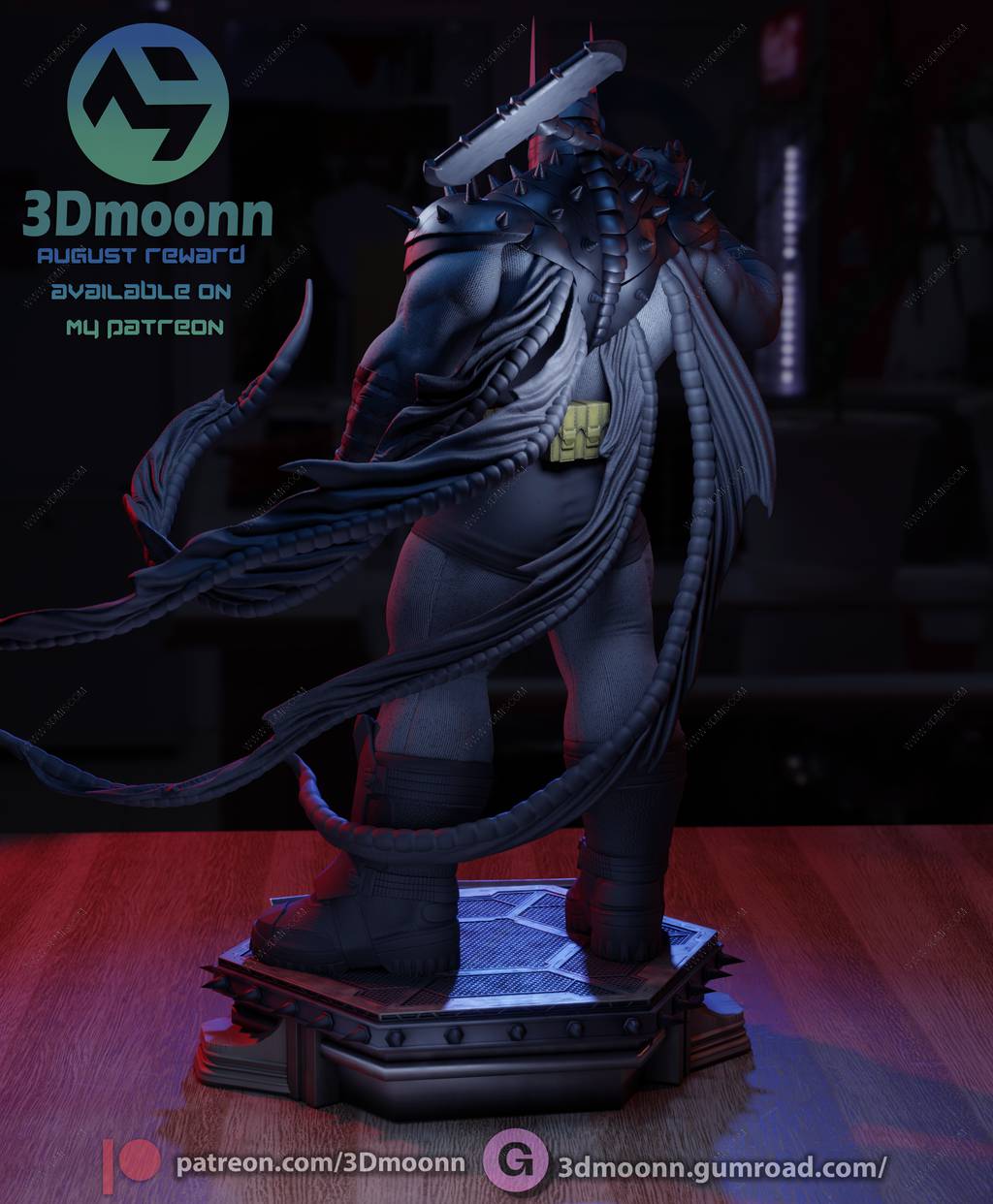 P站图纸印象馆 3Dmoonn DC漫画 蝙蝠侠 3Dmoonn DC漫画 蝙蝠侠