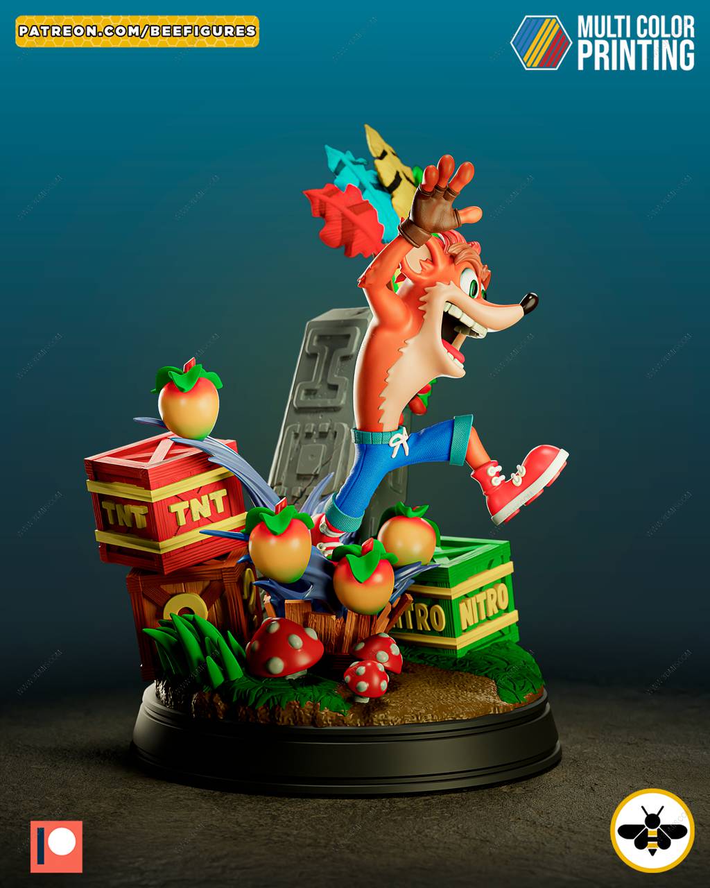 P站图纸印象馆 Bee Figures 古惑狼 Bee Figures 古惑狼