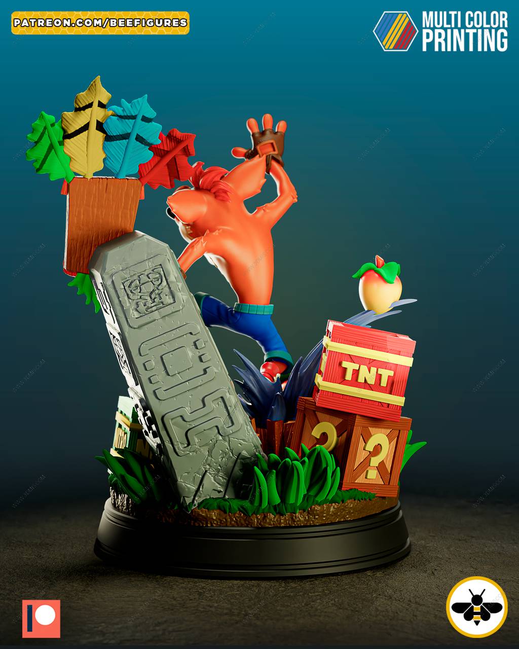 P站图纸印象馆 Bee Figures 古惑狼 Bee Figures 古惑狼