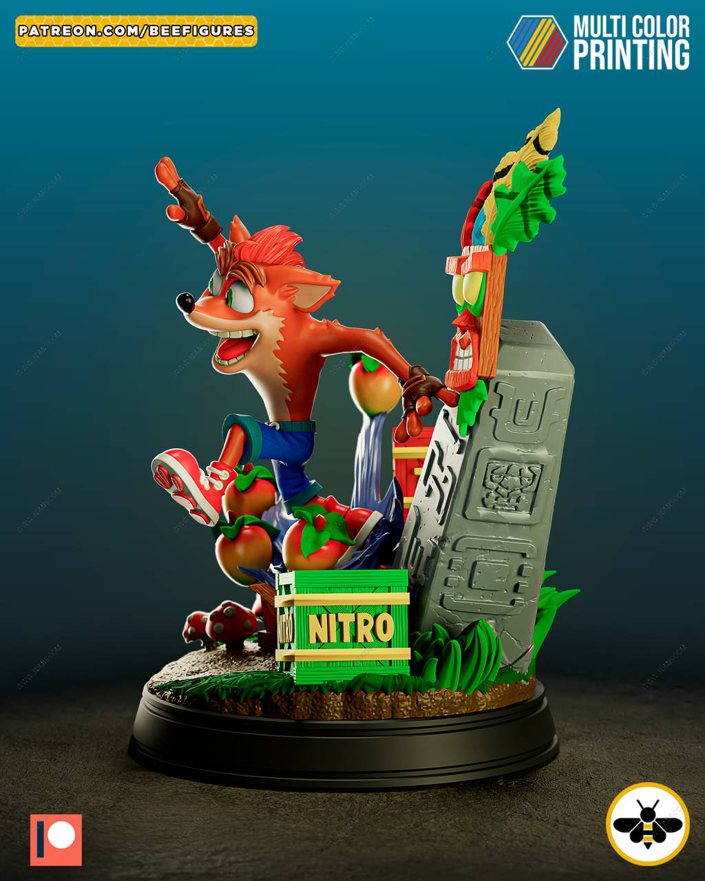 P站图纸印象馆 Bee Figures 古惑狼 Bee Figures 古惑狼