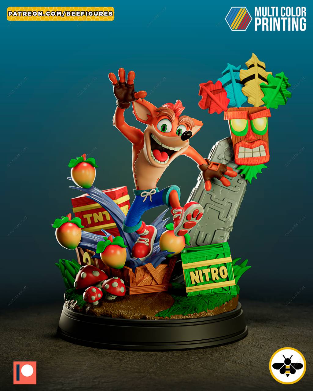 P站图纸印象馆 Bee Figures 古惑狼 Bee Figures 古惑狼