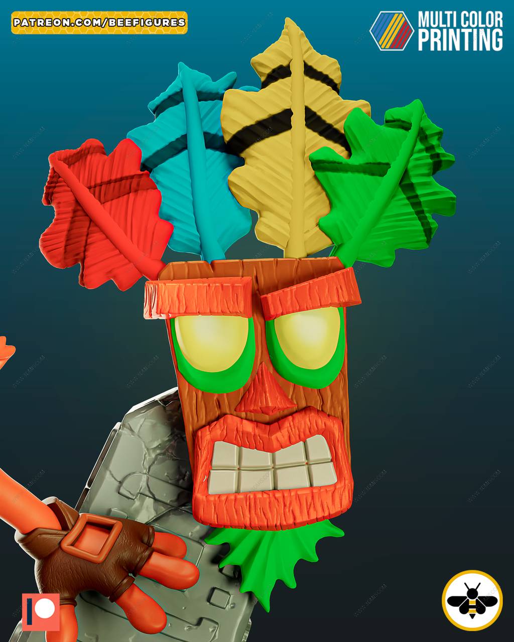 P站图纸印象馆 Bee Figures 古惑狼 Bee Figures 古惑狼