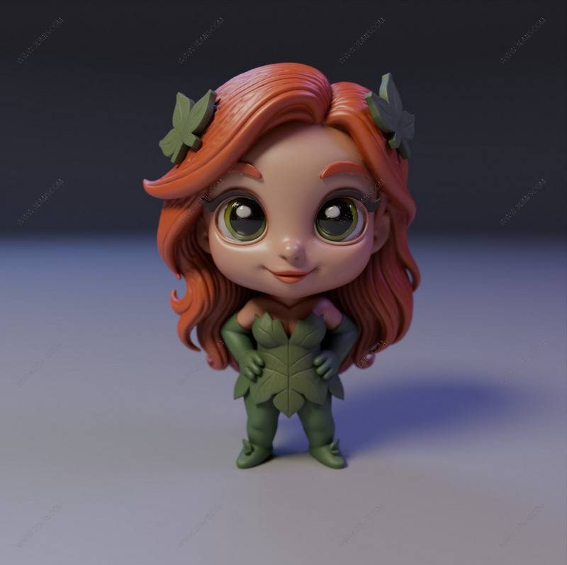 P站图纸印象馆 DC漫画 毒藤女 DC漫画 毒藤女