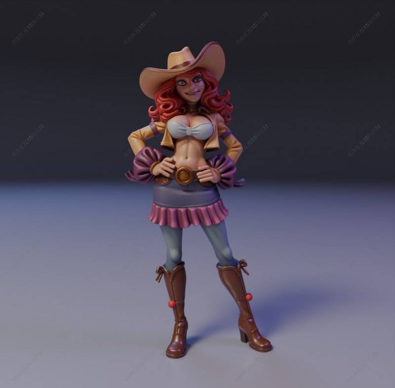 P站图纸印象馆 女牛仔 女牛仔