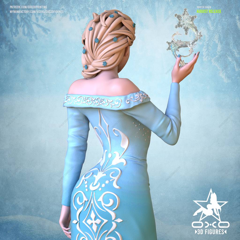 P站图纸印象馆 OXO3D 白雪皇后 OXO3D 白雪皇后