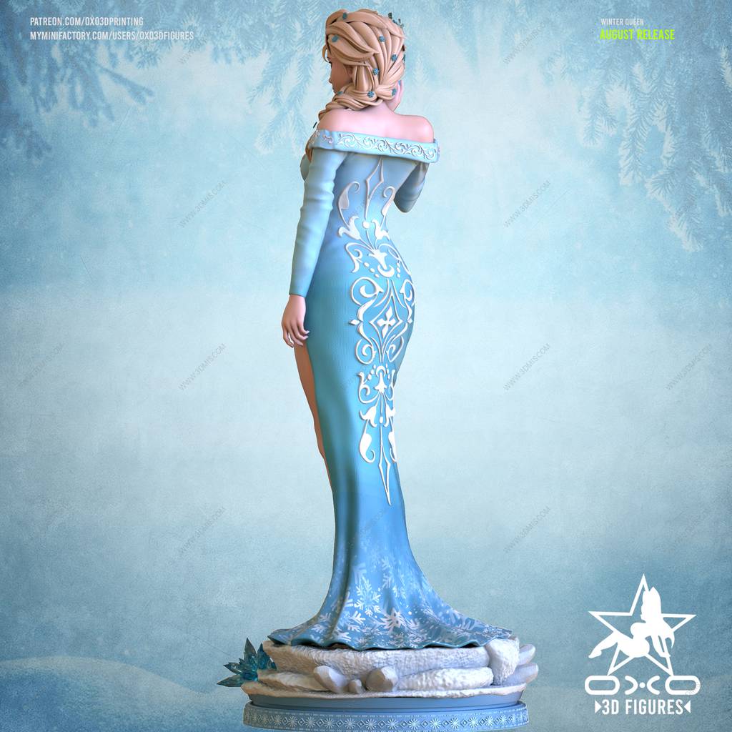 P站图纸印象馆 OXO3D 白雪皇后 OXO3D 白雪皇后