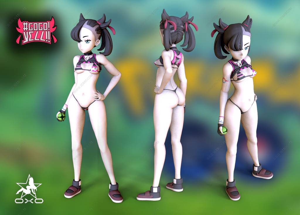 P站图纸印象馆 OXO3D 精灵宝可梦 玛俐 OXO3D 精灵宝可梦 玛俐