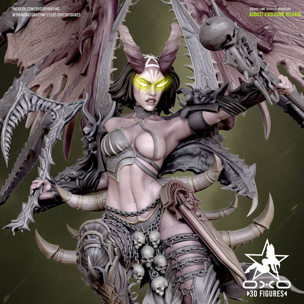 P站图纸印象馆 OXO3D 火焰公爵夫人 OXO3D 火焰公爵夫人