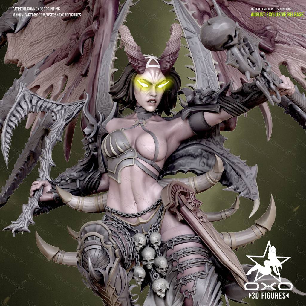 OXO3D 火焰公爵夫人