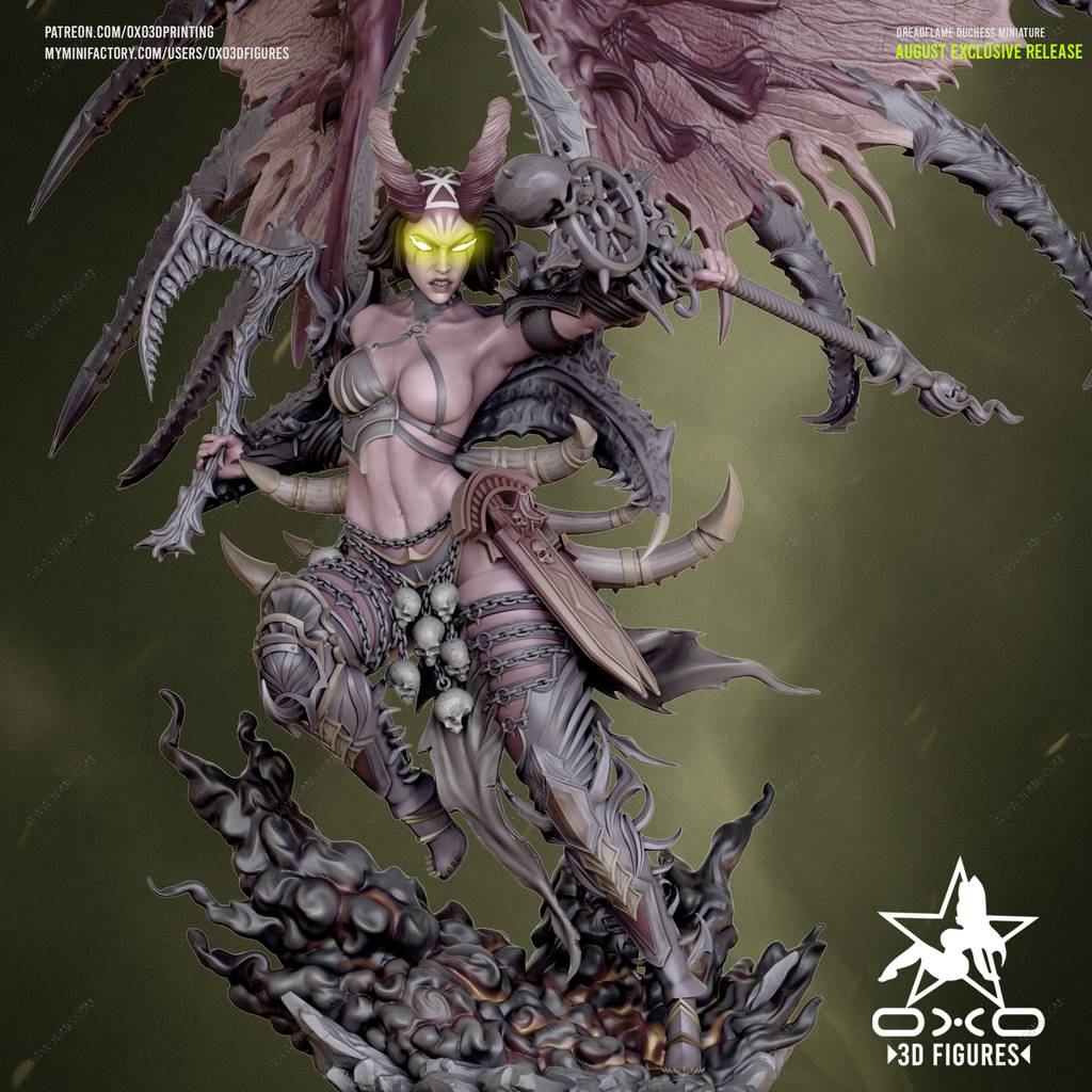 P站图纸印象馆 OXO3D 火焰公爵夫人 OXO3D 火焰公爵夫人