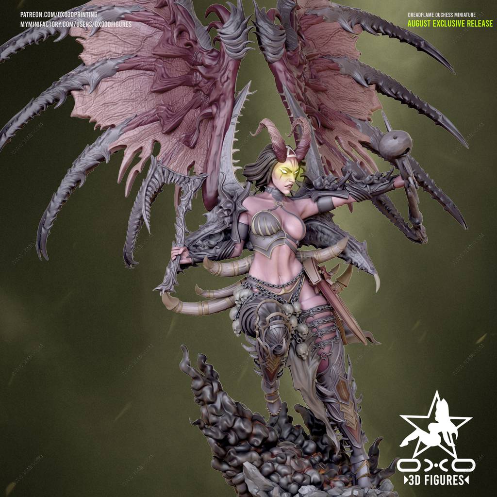 P站图纸印象馆 OXO3D 火焰公爵夫人 OXO3D 火焰公爵夫人