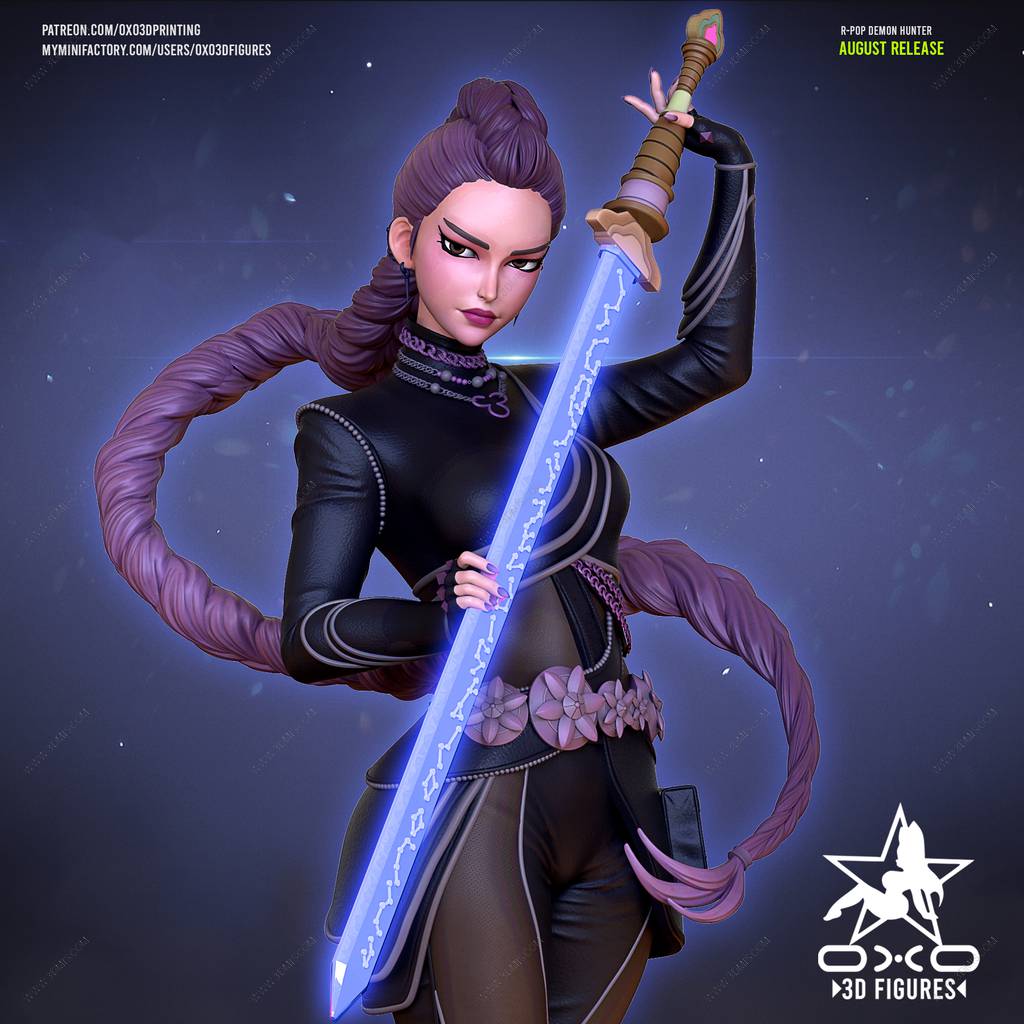 P站图纸印象馆 OXO3D 猎魔女团 鲁米 OXO3D 猎魔女团 鲁米