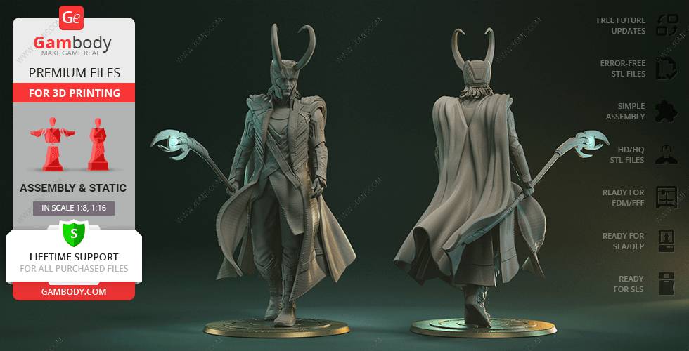 P站图纸印象馆 Gambody 漫威 洛基·劳菲森 Gambody 漫威 洛基·劳菲森