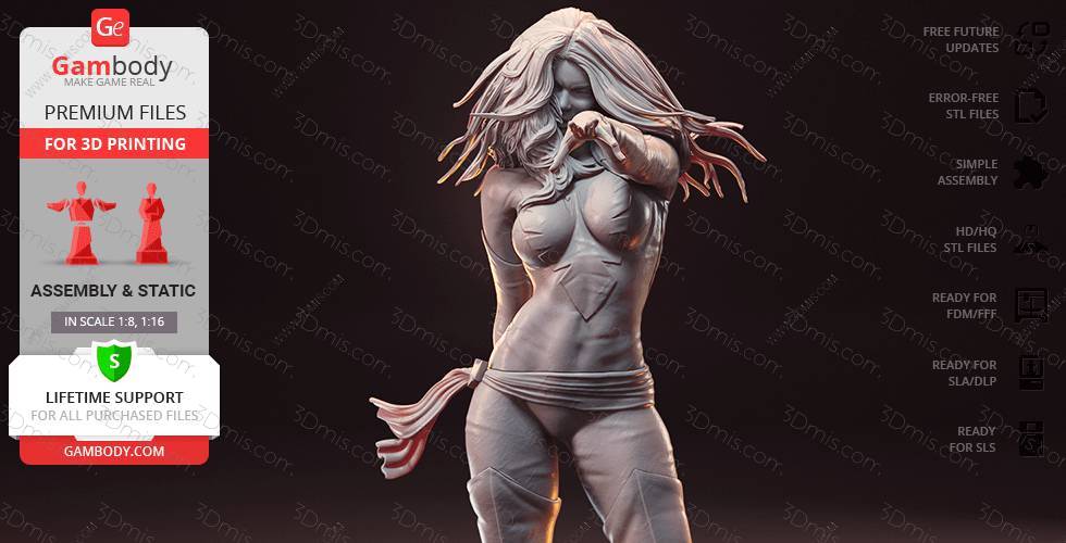 P站图纸印象馆 Gambody 漫威 凤凰女 Gambody 漫威 凤凰女