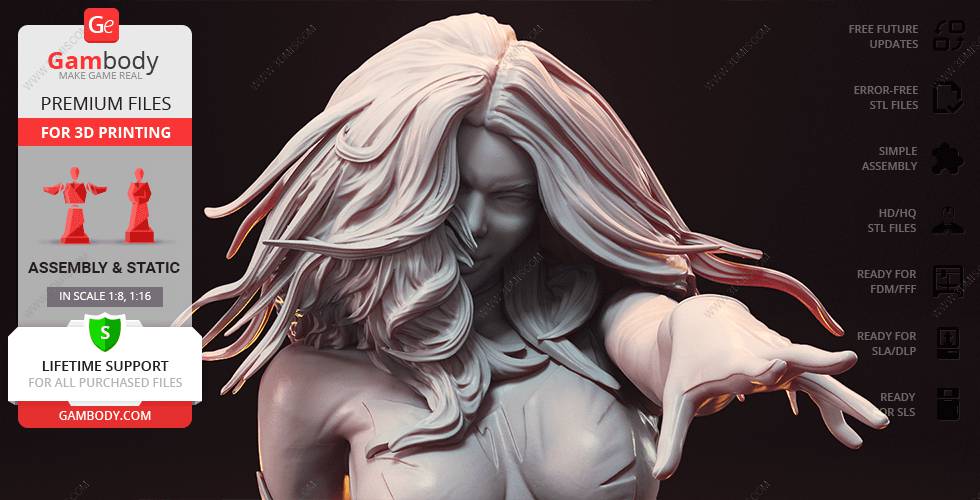 P站图纸印象馆 Gambody 漫威 凤凰女 Gambody 漫威 凤凰女