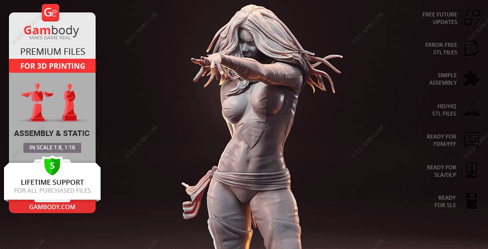 P站图纸印象馆 Gambody 漫威 凤凰女 Gambody 漫威 凤凰女