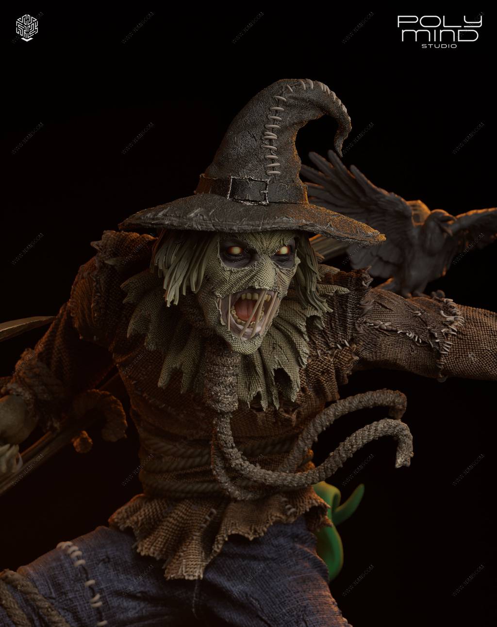 P站图纸印象馆 PolyMind DC漫画 稻草人 PolyMind DC漫画 稻草人