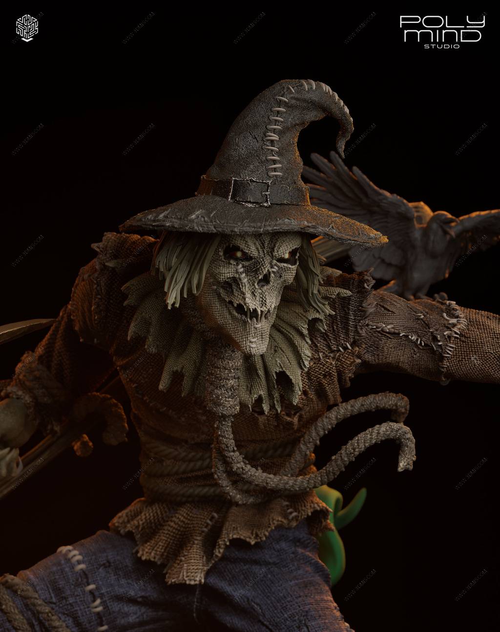 P站图纸印象馆 PolyMind DC漫画 稻草人 PolyMind DC漫画 稻草人