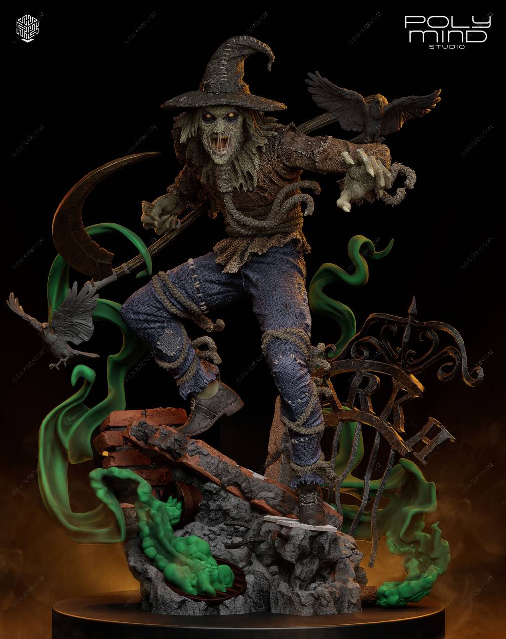 P站图纸印象馆 PolyMind DC漫画 稻草人 PolyMind DC漫画 稻草人