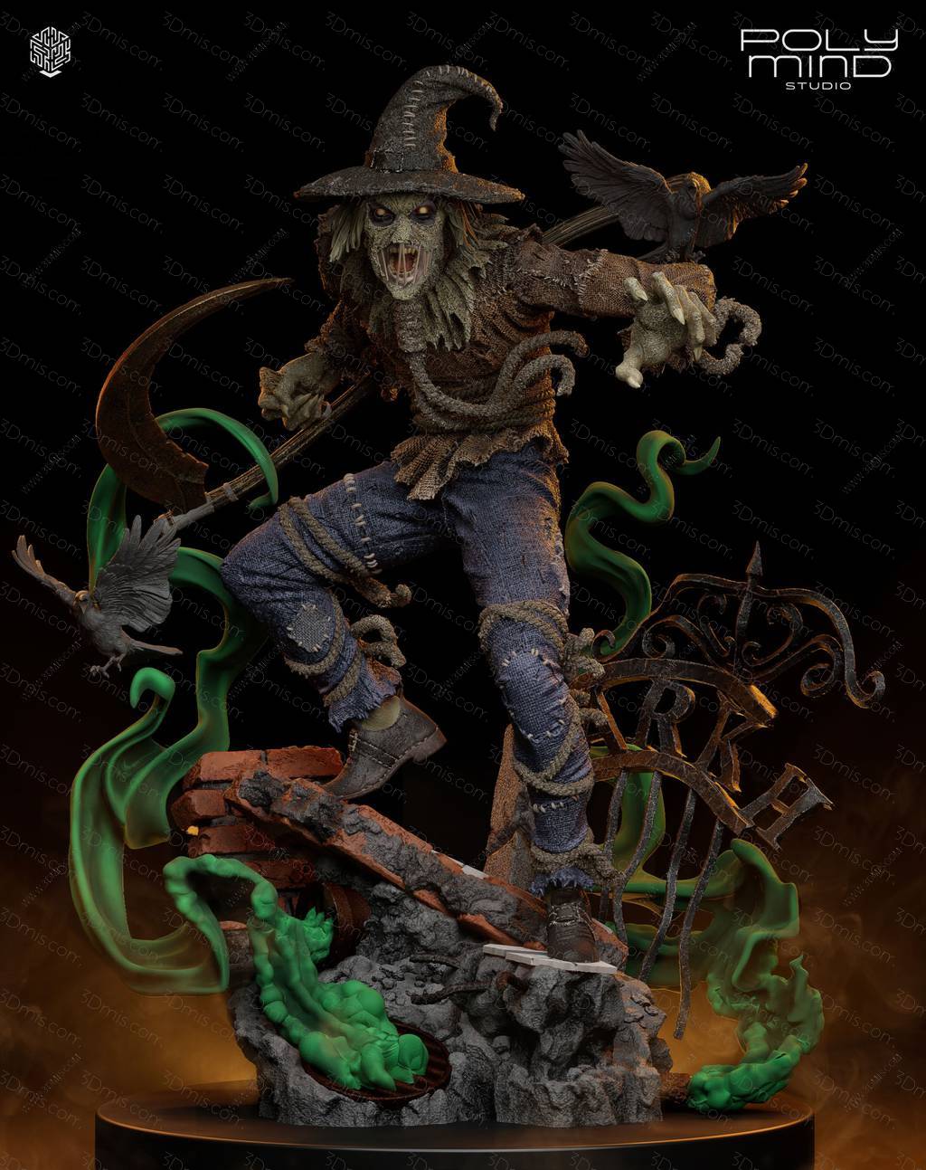 P站图纸印象馆 PolyMind DC漫画 稻草人 PolyMind DC漫画 稻草人