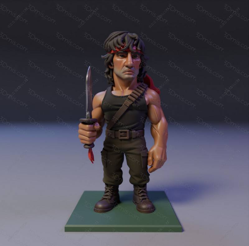 P站图纸印象馆 第一滴血 约翰·兰博 第一滴血 约翰·兰博