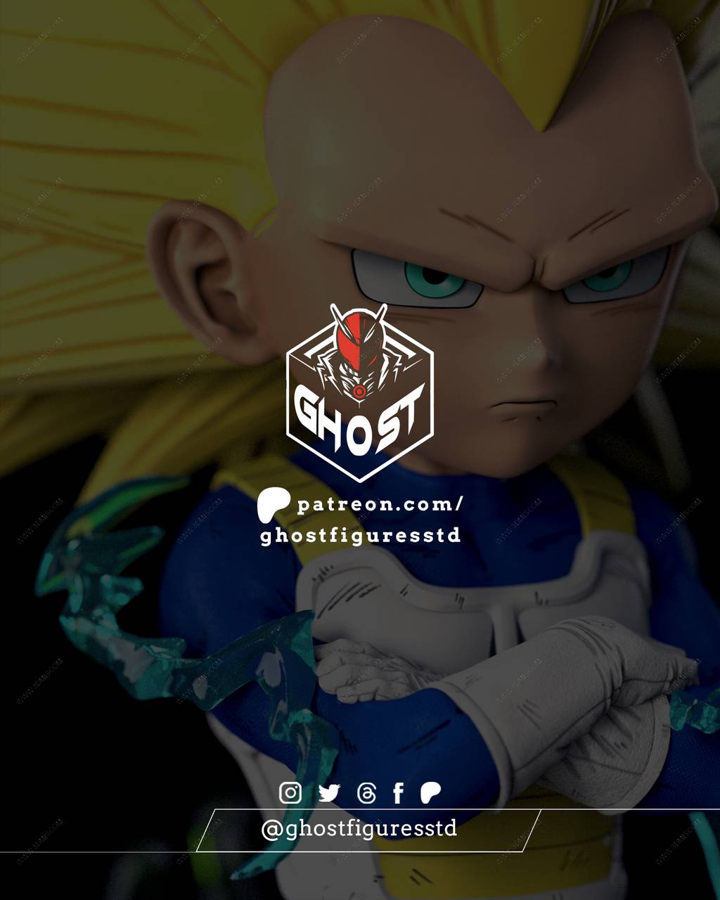 P站图纸印象馆 龙珠 贝吉塔 龙珠 贝吉塔