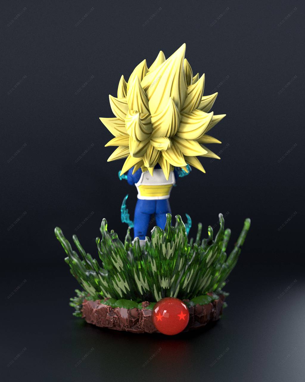 P站图纸印象馆 龙珠 贝吉塔 龙珠 贝吉塔