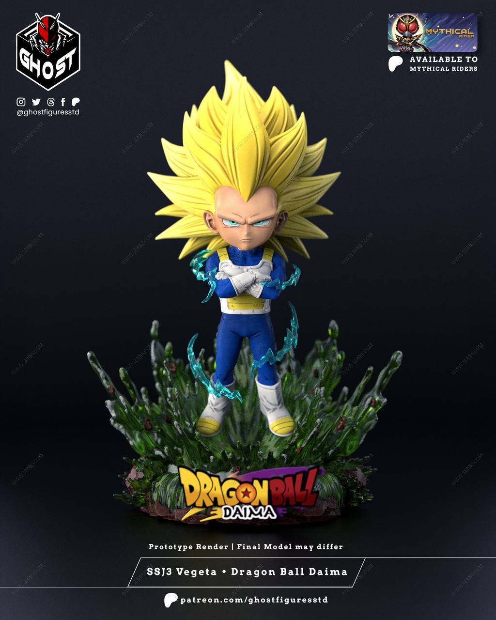 P站图纸印象馆 龙珠 贝吉塔 龙珠 贝吉塔