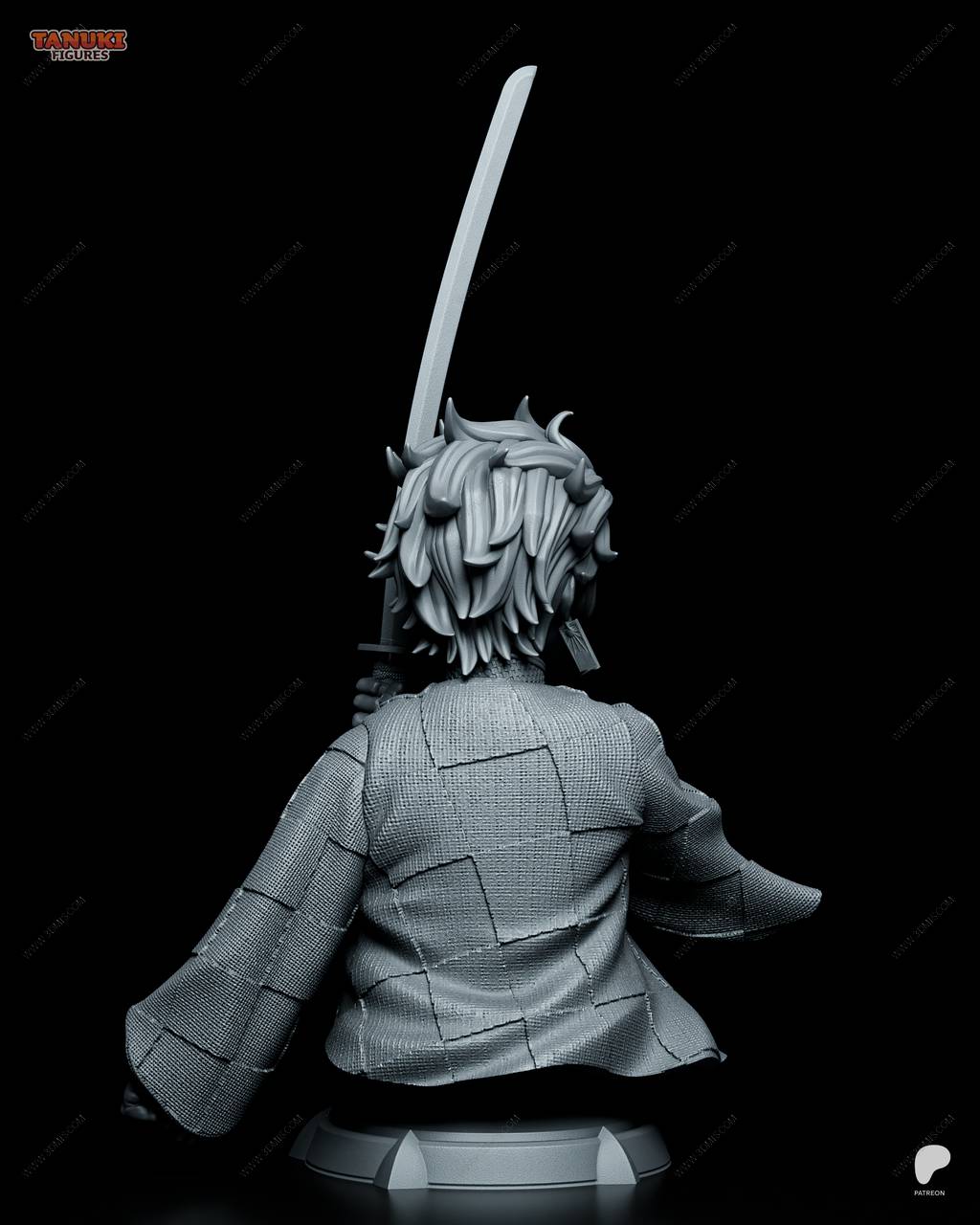 P站图纸印象馆 Tanuki Figures 鬼灭之刃 灶门炭治郎 Tanuki Figures 鬼灭之刃 灶门炭治郎