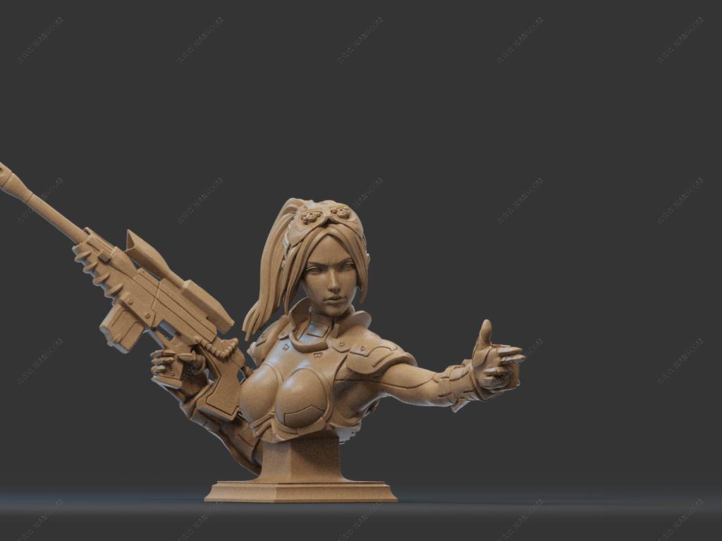 P站图纸印象馆 CA3D 2025年半身像合集 CA3D 2025年半身像合集