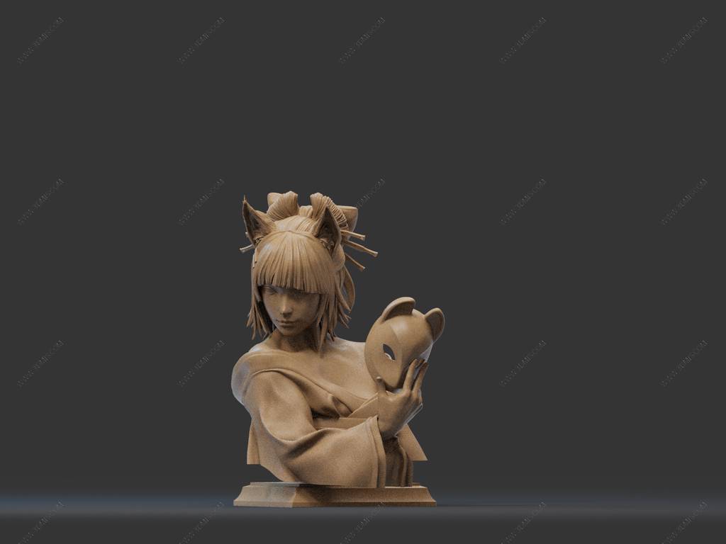 P站图纸印象馆 CA3D 2025年半身像合集 CA3D 2025年半身像合集