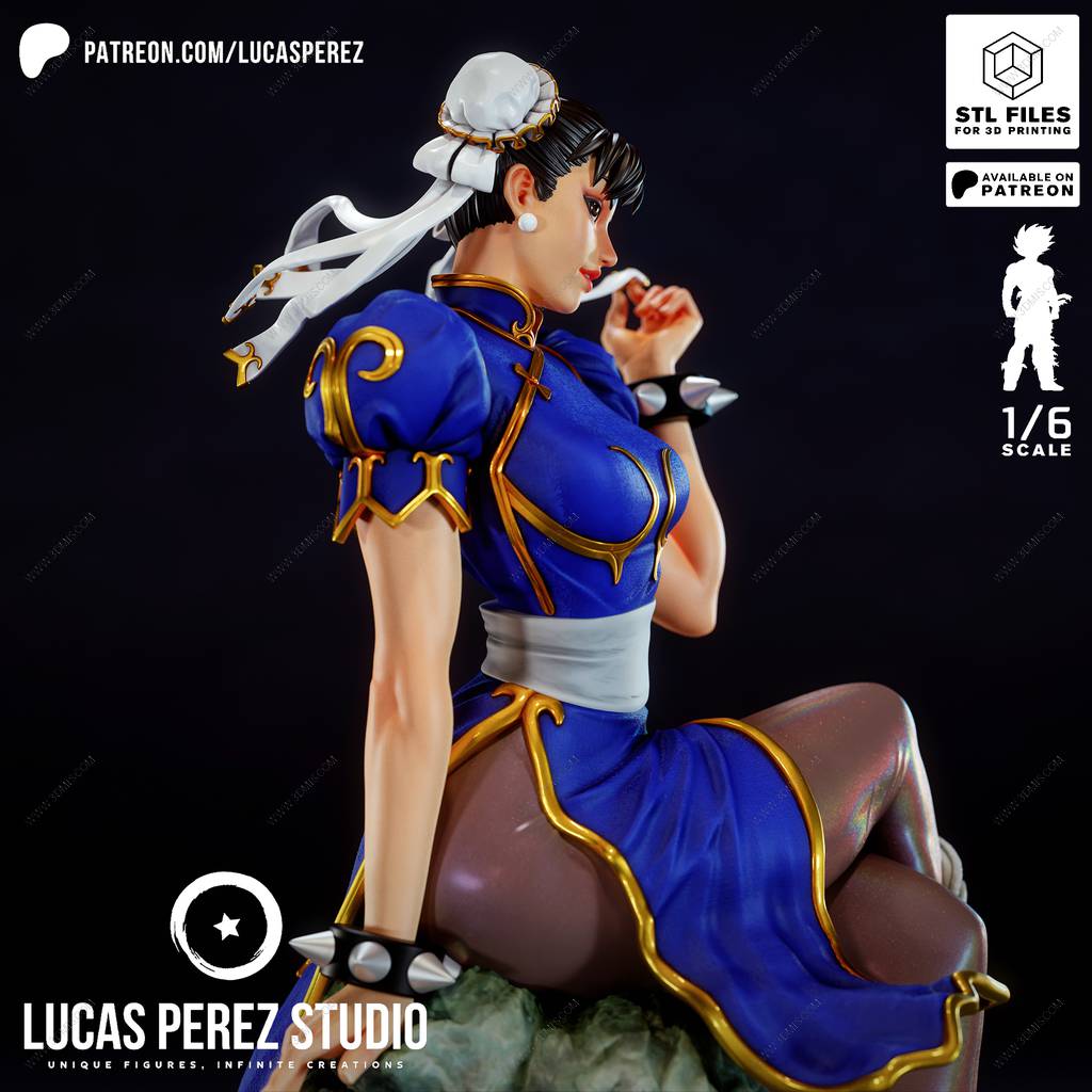 P站图纸印象馆 Lucas Perez 街头霸王 春丽 Lucas Perez 街头霸王 春丽