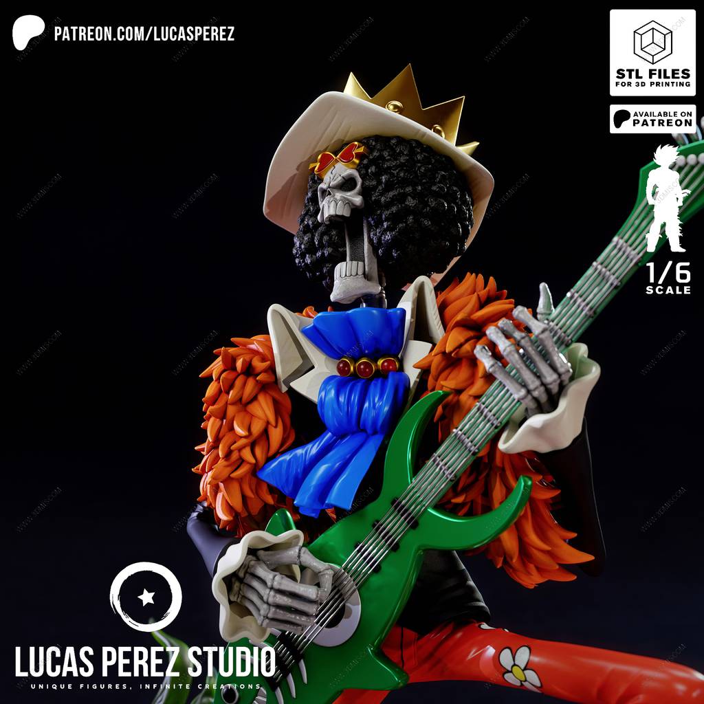 P站图纸印象馆 Lucas Perez 海贼王 灵魂之王布鲁克 Lucas Perez 海贼王 灵魂之王布鲁克