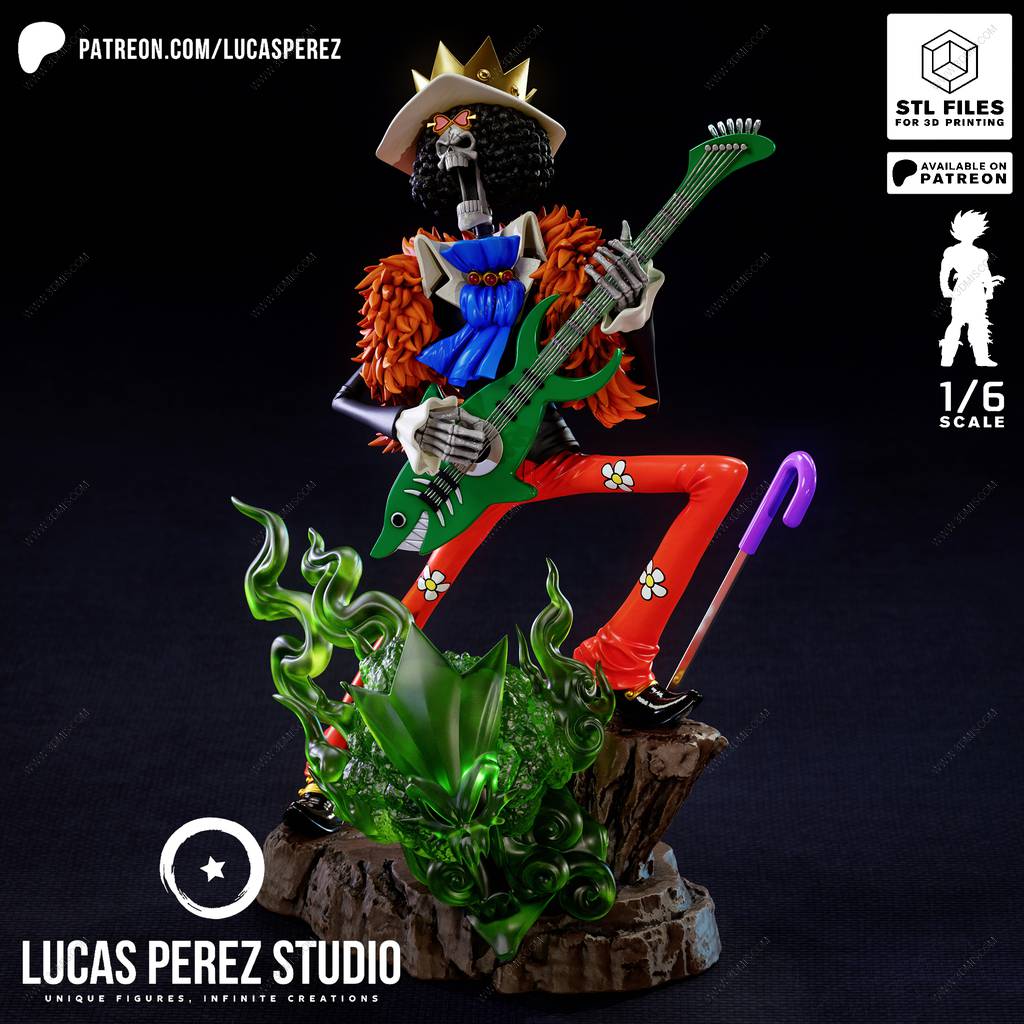 P站图纸印象馆 Lucas Perez 海贼王 灵魂之王布鲁克 Lucas Perez 海贼王 灵魂之王布鲁克