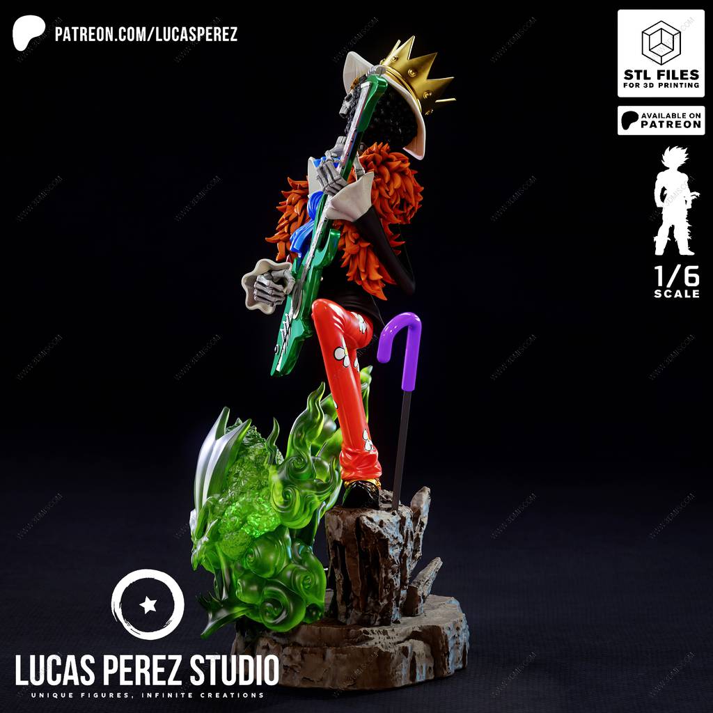 P站图纸印象馆 Lucas Perez 海贼王 灵魂之王布鲁克 Lucas Perez 海贼王 灵魂之王布鲁克