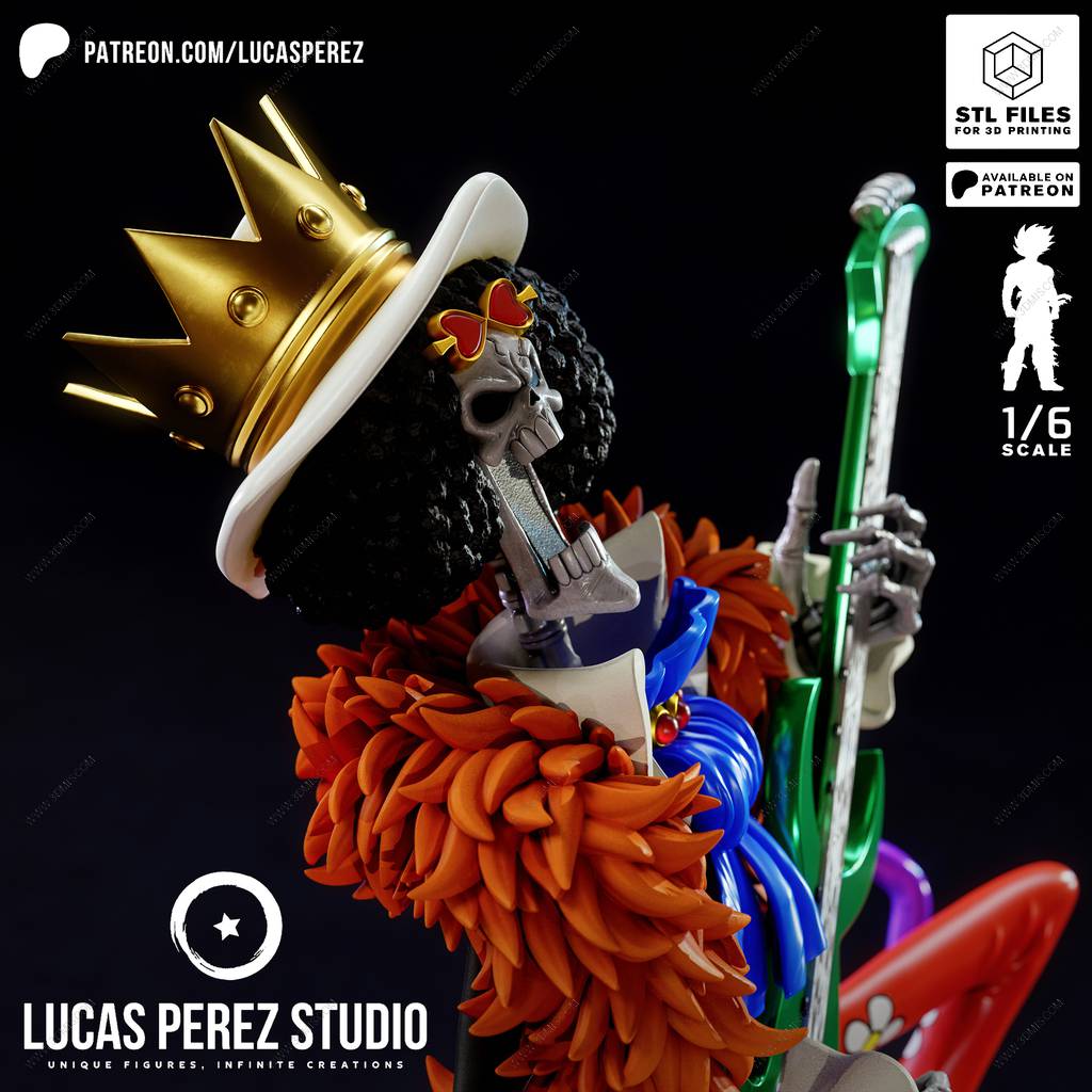 P站图纸印象馆 Lucas Perez 海贼王 灵魂之王布鲁克 Lucas Perez 海贼王 灵魂之王布鲁克