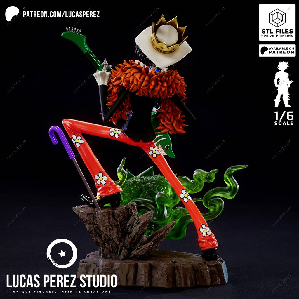 P站图纸印象馆 Lucas Perez 海贼王 灵魂之王布鲁克 Lucas Perez 海贼王 灵魂之王布鲁克