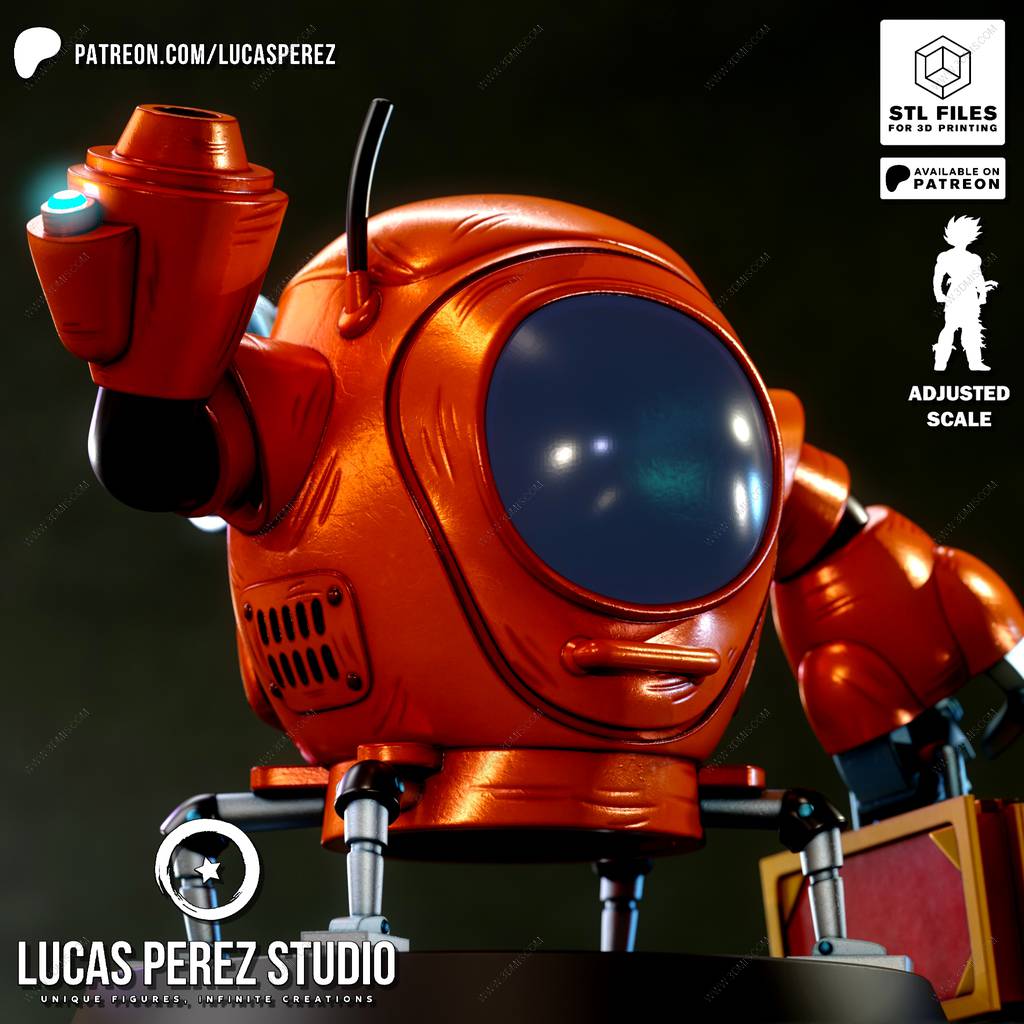 P站图纸印象馆 Lucas Perez 龙珠 机器人 Lucas Perez 龙珠 机器人