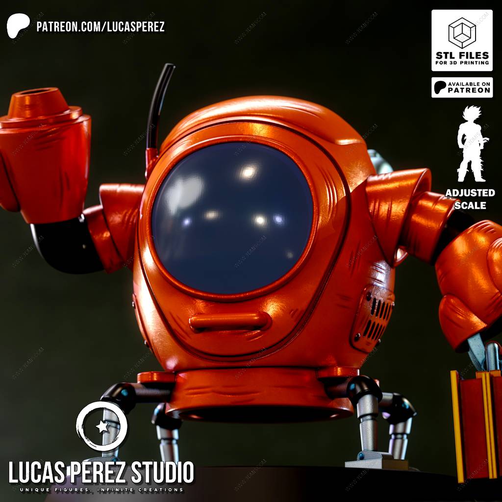 P站图纸印象馆 Lucas Perez 龙珠 机器人 Lucas Perez 龙珠 机器人